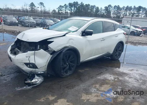 2017 Nissan Murano Platinum z USA, uszkodzony, nr VIN 5N1AZ2MH2HN158260